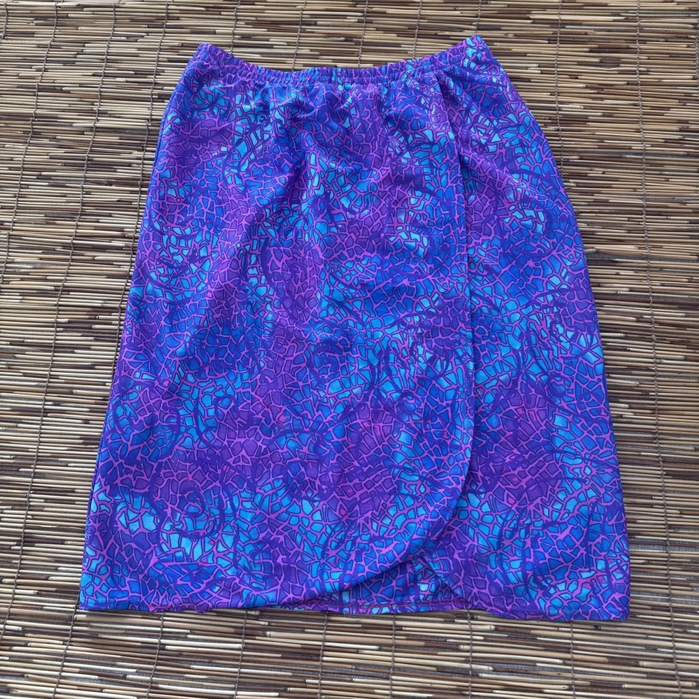Vintage Jantzen Swimsuit‎ Coverup Skirt Women's Medium Colorful 80s 90s USA Made